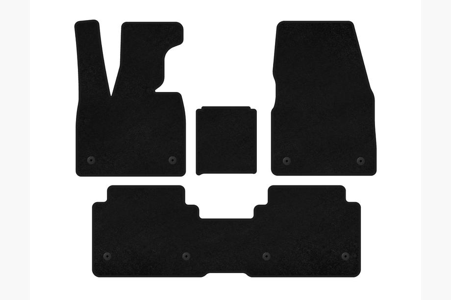 BMW I3 2013-2022 Tappetini in tessuto Deluxe (Nero) Image