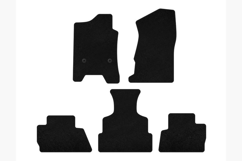 Chevrolet Tahoe 2014-2019 Tappetini in tessuto Deluxe (2014-2020, Nero) Foto 1