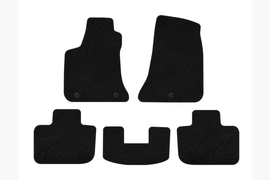 Chrysler C300 2011-2023 Tappetini in tessuto Deluxe V1 (Nero) Image