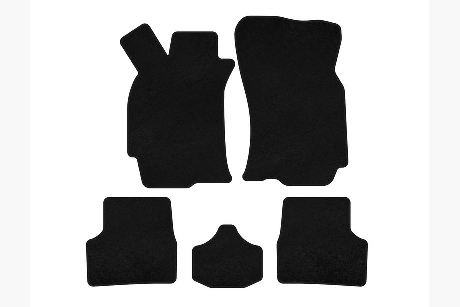 Fiat Albea 2002-2012 Tappetini in tessuto Deluxe (SD, Nero) Image