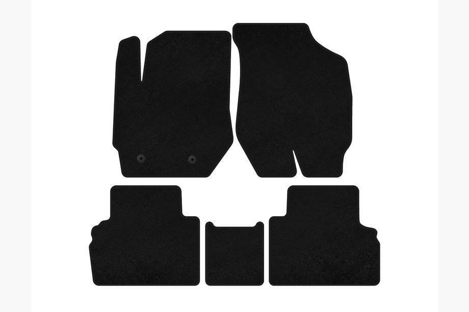 Ford Escape 2008-2013 Tappetini in tessuto Deluxe (Nero) Image