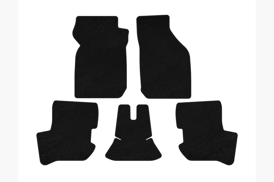 Ford Ka 1996-2008 Tappetini in tessuto Deluxe (HB, Nero) Image