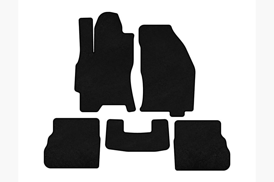 Ford Mondeo 1996-2001 Tappetini in tessuto Deluxe (SD, Nero) Image