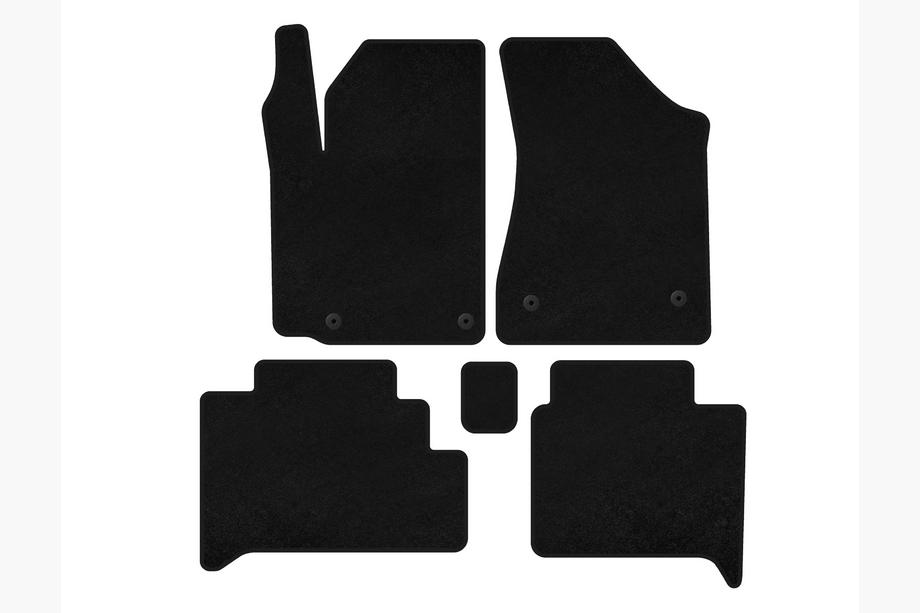 Geely GC-5 2010-2015 Tappetini in tessuto Deluxe (HB, Nero) Image