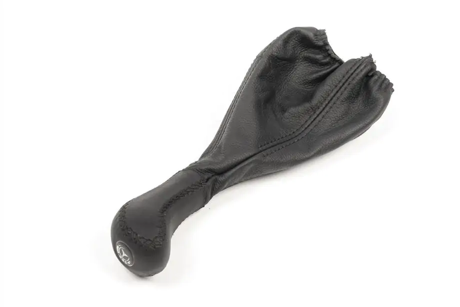 Mercedes E-class W124 1984–1997 Cuffia cambio con pomello in pelle Foto 4