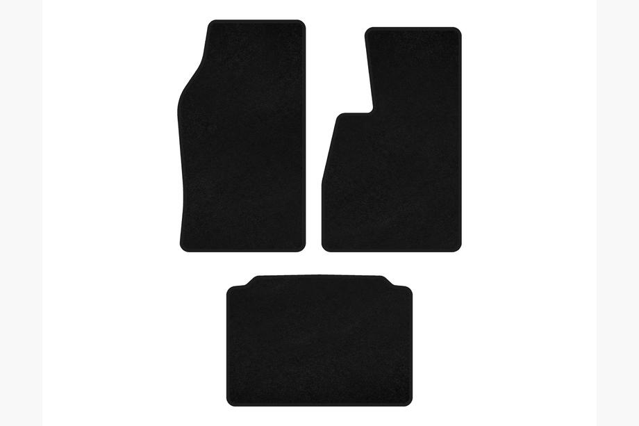 Jeep Grand Cherokee WK 2004-2010 Tappetini in tessuto Deluxe (Guida a destra, Nero) Foto 1
