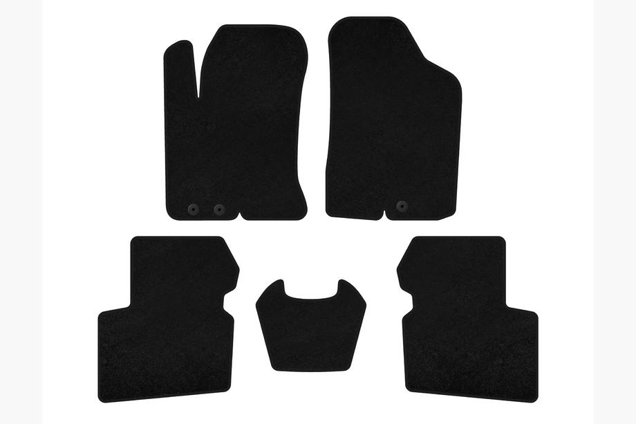 Kia Cerato 2 2010-2013 Tappetini in tessuto Deluxe (SD, Nero) Image