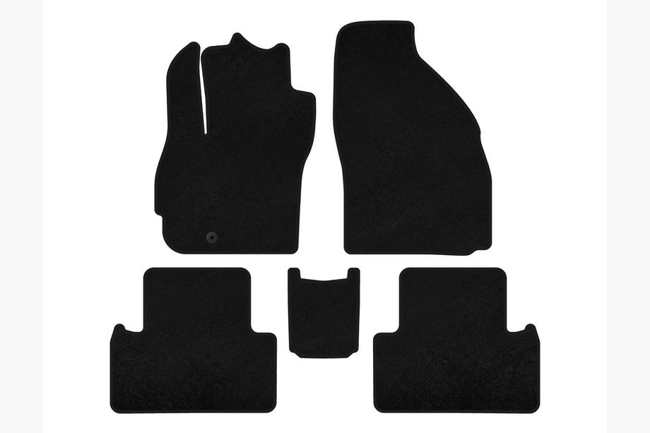 Mazda 5 2005-2009 Tappetini tessili Deluxe (2 file, 7 posti, nero) Image