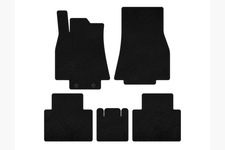 Mercedes B-class W245 2005-2011 Tappetini in tessuto Deluxe (Nero) Foto 1