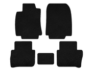Nissan Tiida 2011-2014 Tappetini in tessuto Deluxe (HB, Nero) foto 1