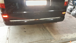 Mercedes Viano 2004-2014 Modanatura Cofano Bagagliaio Acciaio Inox foto 6