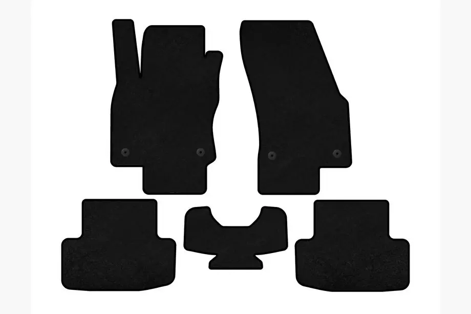 Skoda Karoq 2018- Tappetini in tessuto Deluxe (Nero) Image