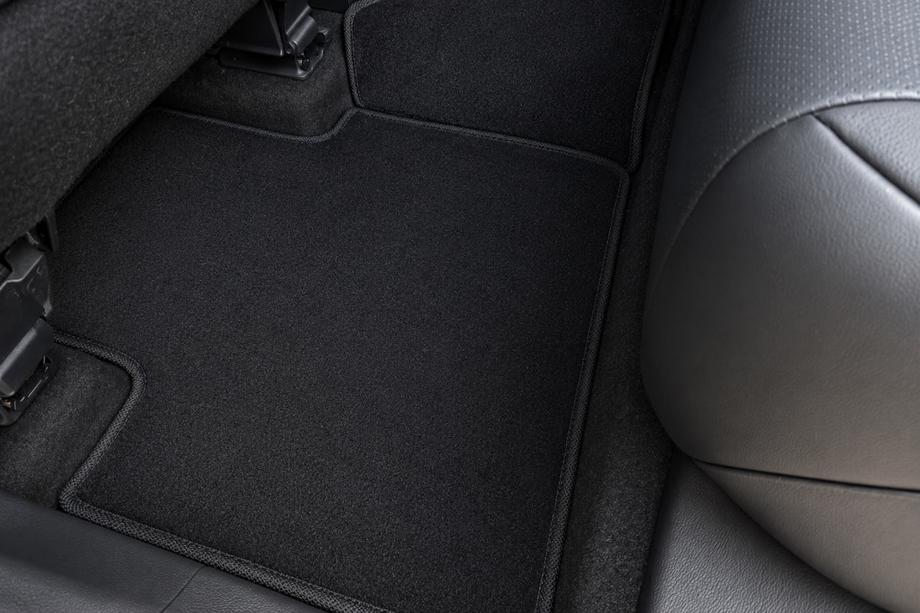 Toyota Rav 4 2019–2025 Tappetini in tessuto Deluxe (Nero) Foto 2