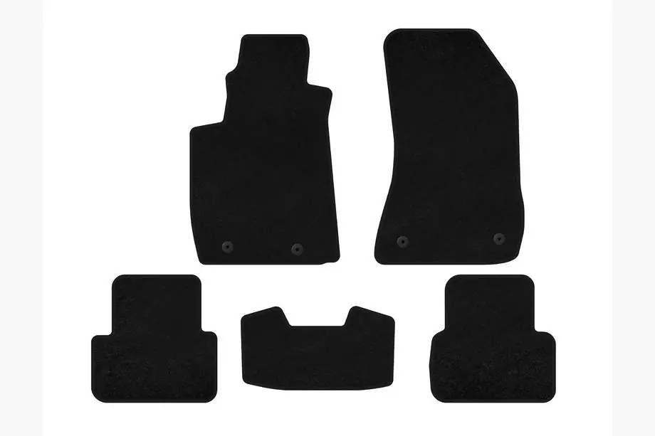 Alfa Romeo 159 2005–2011 Tappetini tessili Deluxe V-2 (Nero) Image
