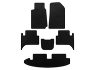 Chevrolet Trailblazer 2012-2019 Tappetini tessili Deluxe (3 file, Nero) foto 1