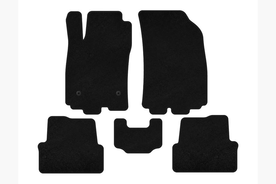 Chevrolet Sonic 2011-2022 Tappetini in tessuto Deluxe (HB, Nero) Image
