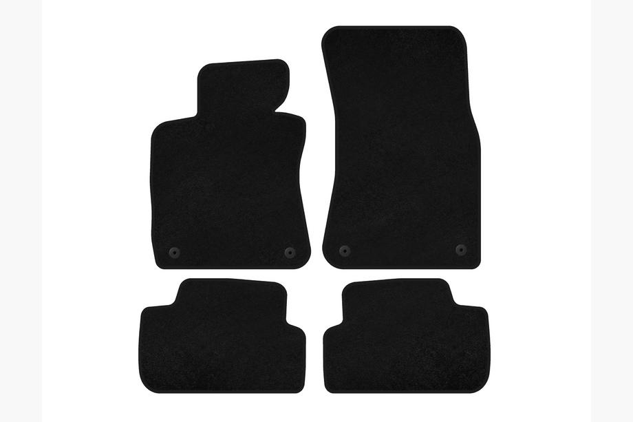 BMW 6 Series E63/E64 2003-2010 Tappetini in tessuto Deluxe (Nero) Image