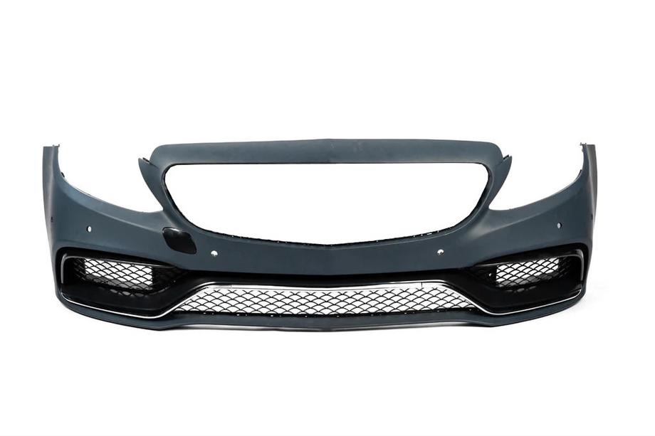Mercedes C-class W205 2014-2021 Paraurti anteriore (design AMG C63 2014-2018) Foto 1