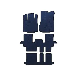 Tappetini EVA (3 File, Blu)
