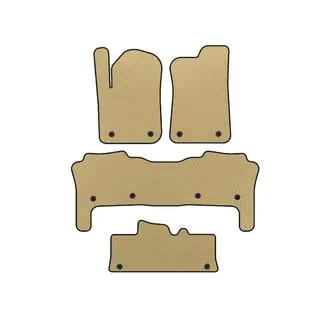 Tappetini EVA (3 File, Beige)