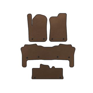 Tappetini EVA (3 File, Marrone) Infiniti QX56 2010-2013