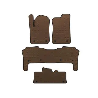 Tappetini EVA (3 File, Marrone)