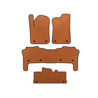 Tappetini EVA (3 File, Arancione) Infiniti QX56 2010-2013