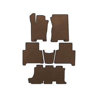Tappetini EVA (3 File, Marrone)