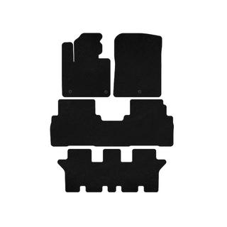 Tappetini tessili Classic (3 file, 7 posti, Nero) Kia Sorento III UM 2014-2020 foto 1