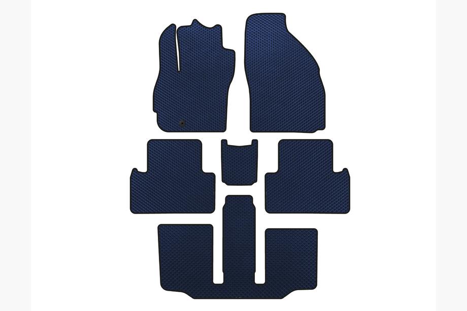 Mazda 5 2005-2009 Tappetini EVA (3 File, 7 Posti, Blu) Image
