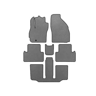 Tappetini EVA (3 File, 7 Posti, Grigio)