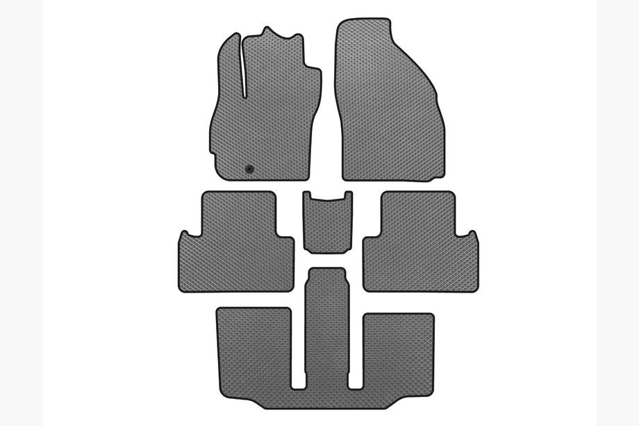 Mazda 5 2005-2009 Tappetini EVA (3 File, 7 Posti, Grigio) Image