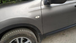 Nissan Qashqai 2010-2014 Cornice freccia (2 pz, acciaio inox) foto 3