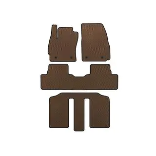 Tappetini EVA (3 File, Marrone)