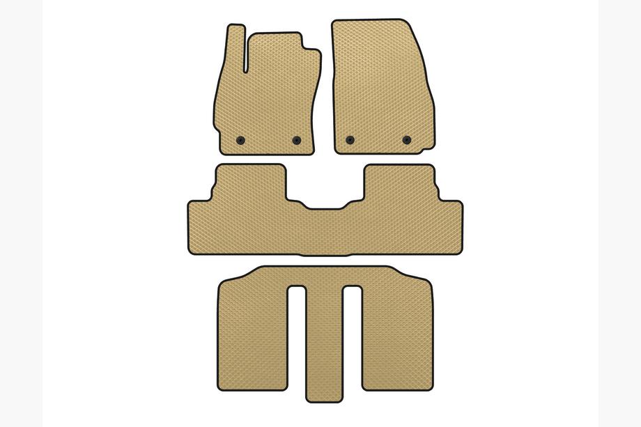 Mazda 5 2010-2018 Tappetini EVA (3 File, Beige) Image