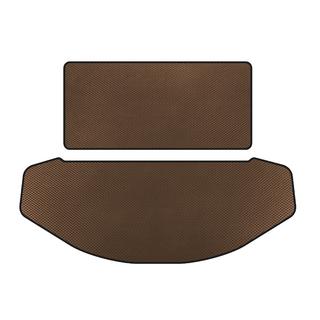 Tappetino bagagliaio EVA (schienale + bagagliaio, 7 posti, marrone) Mazda CX-9 2017-