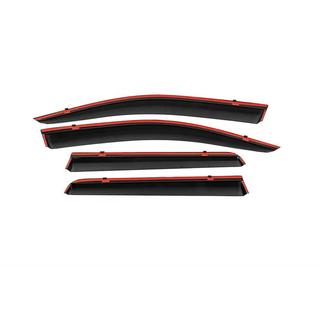 Deflettori Finestrini con Modanatura Cromata Niken Luxury (4 pz) foto 3
