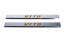 Mercedes Vito W639 2004-2014 Battitacco Carmos (2 pz, acciaio inox) foto 3