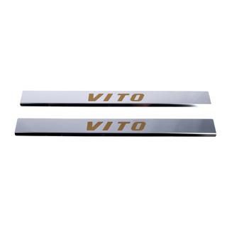 Battitacco Carmos (2 pz, acciaio inox) Mercedes Vito W639 2004-2014 foto 3