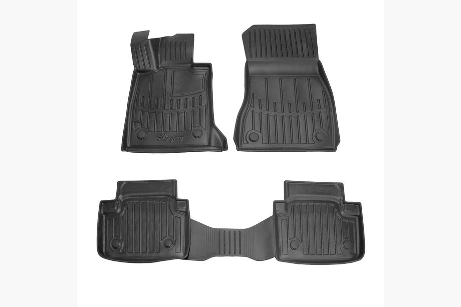 BMW 5/i5 Series G60/G60E/G61 2023- Tappetini in gomma Stingray 3D (per G60/61, 5 pz) Image