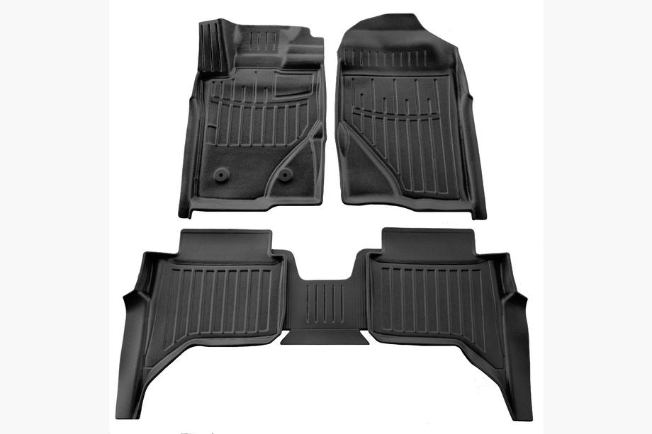 Ford Ranger 2022- Tappetini in gomma Stingray 3D (5 pz) Image