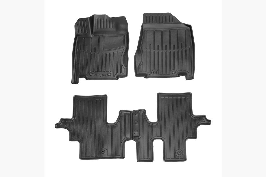 Infiniti QX60 2016-2021 Tappetini in Gomma Stingray 3D (7 Posti, Set 4 pezzi) Foto 1