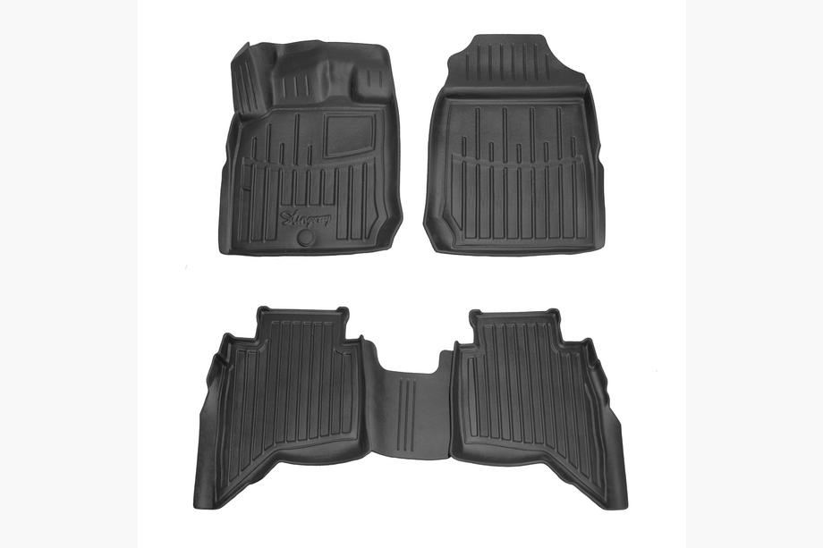Isuzu D-Max 2019- Tappetini in gomma Stingray 3D (4 pz) Image
