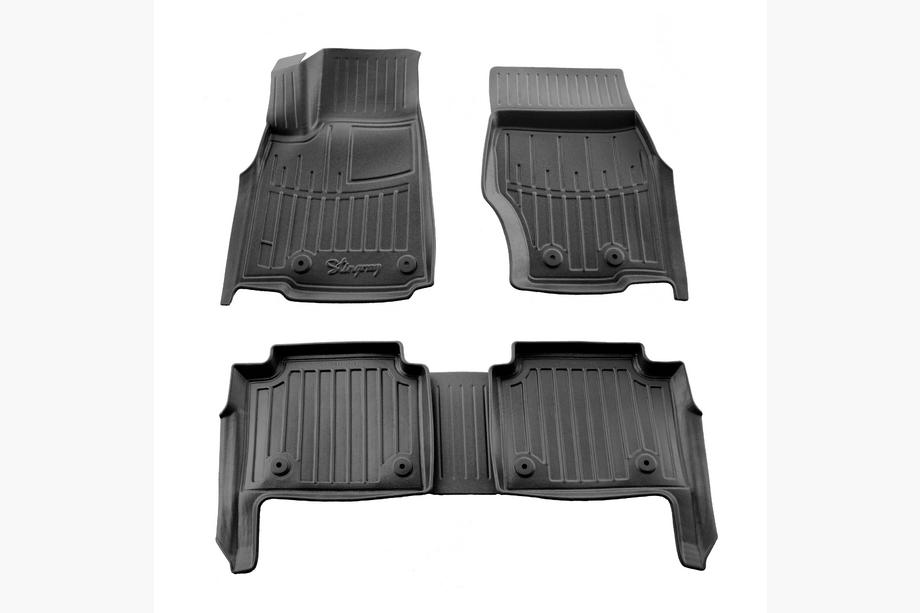 Jeep Grand Cherokee WL 2021- Tappetini in gomma Stingray 3D (5 posti, 5 pezzi) Foto 1