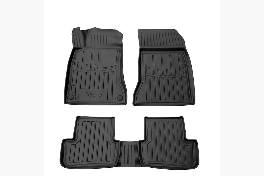 Mercedes A-class W176 2012-2018 Tappetini in gomma Stingray 3D (5 pz) Foto 1