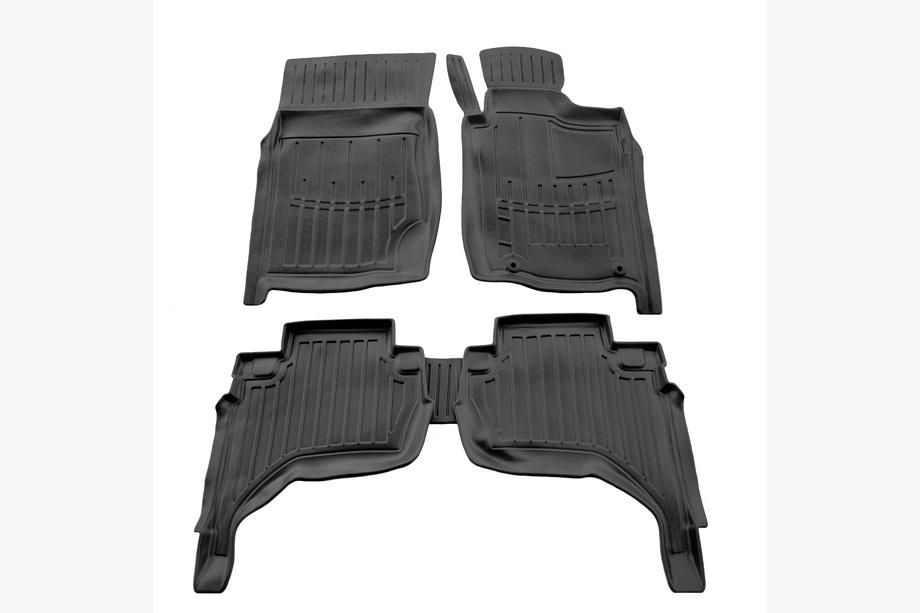 Mitsubishi L200 2006-2015 Tappetini in gomma Stingray 3D Guida a destra, set 5 pezzi Foto 1