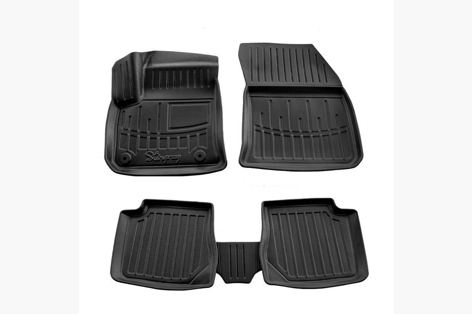Peugeot 2008 2019- Tappetini in gomma Stingray 3D (Electro, 5 pz) Image