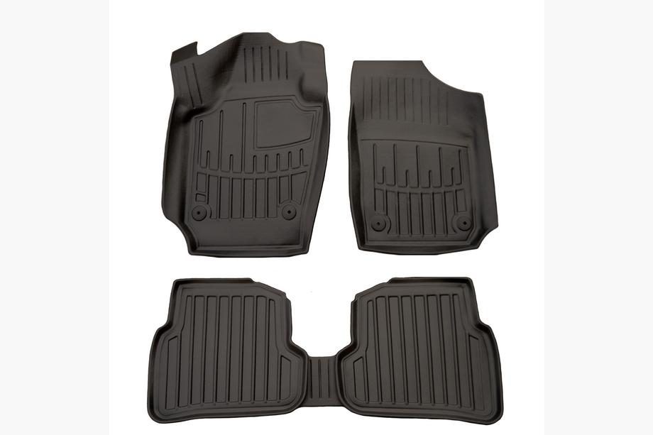 Volkswagen Polo 2010-2017 Tappetini in gomma Stingray 3D (5 pz) Image