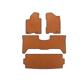 Tappetini EVA (3 File, 2003-2008, Arancione) Nissan Armada 2003-2015