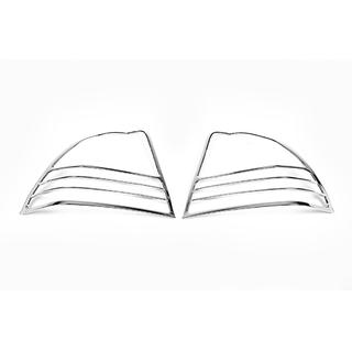 Coperture Cromate Fanali Posteriori (2002-2004, 2 pz, plastica) Toyota Corolla 2002-2007 foto 3